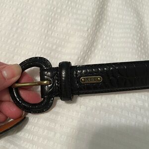 Lauren ralph lauren black leather belt size m